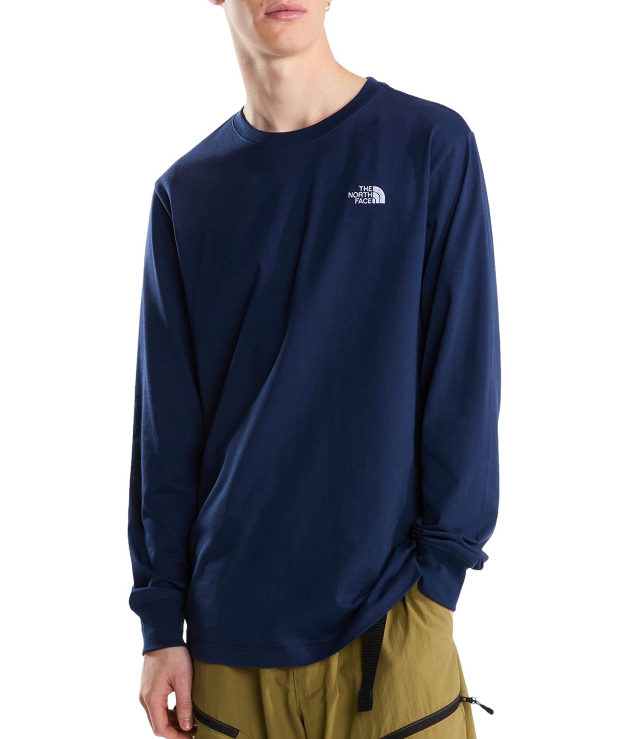 T-shirt manica lunga The North Face NF0A8EU3 Uomo - Summit Navy