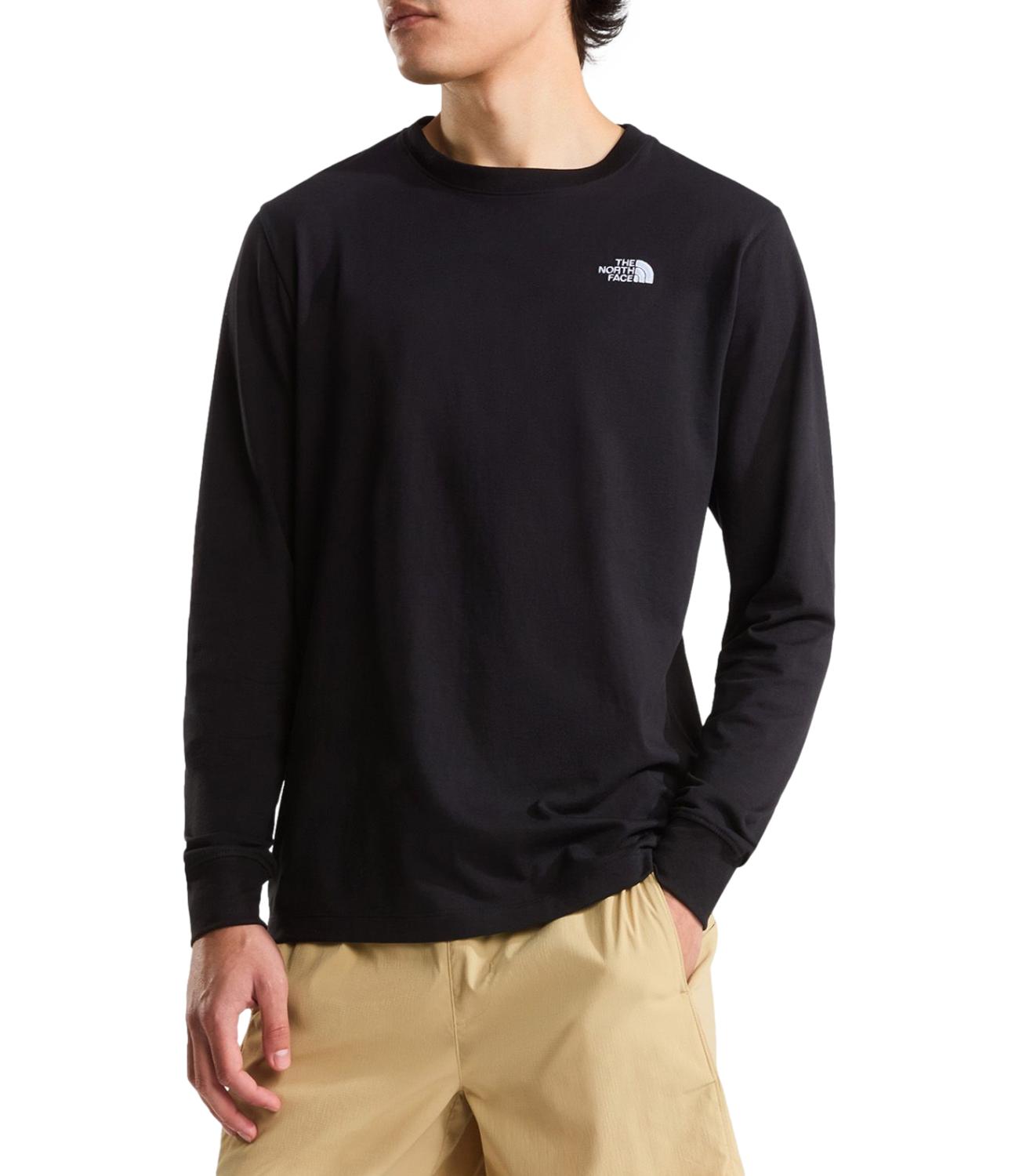 T-shirt manica lunga The North Face NF0A8EU3 Uomo - Black