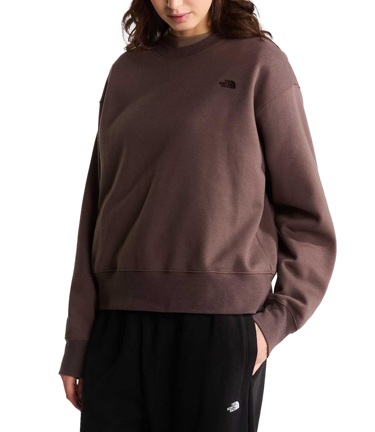 Felpa The North Face NF0A8HBY Donna - Crew Smokey Brown