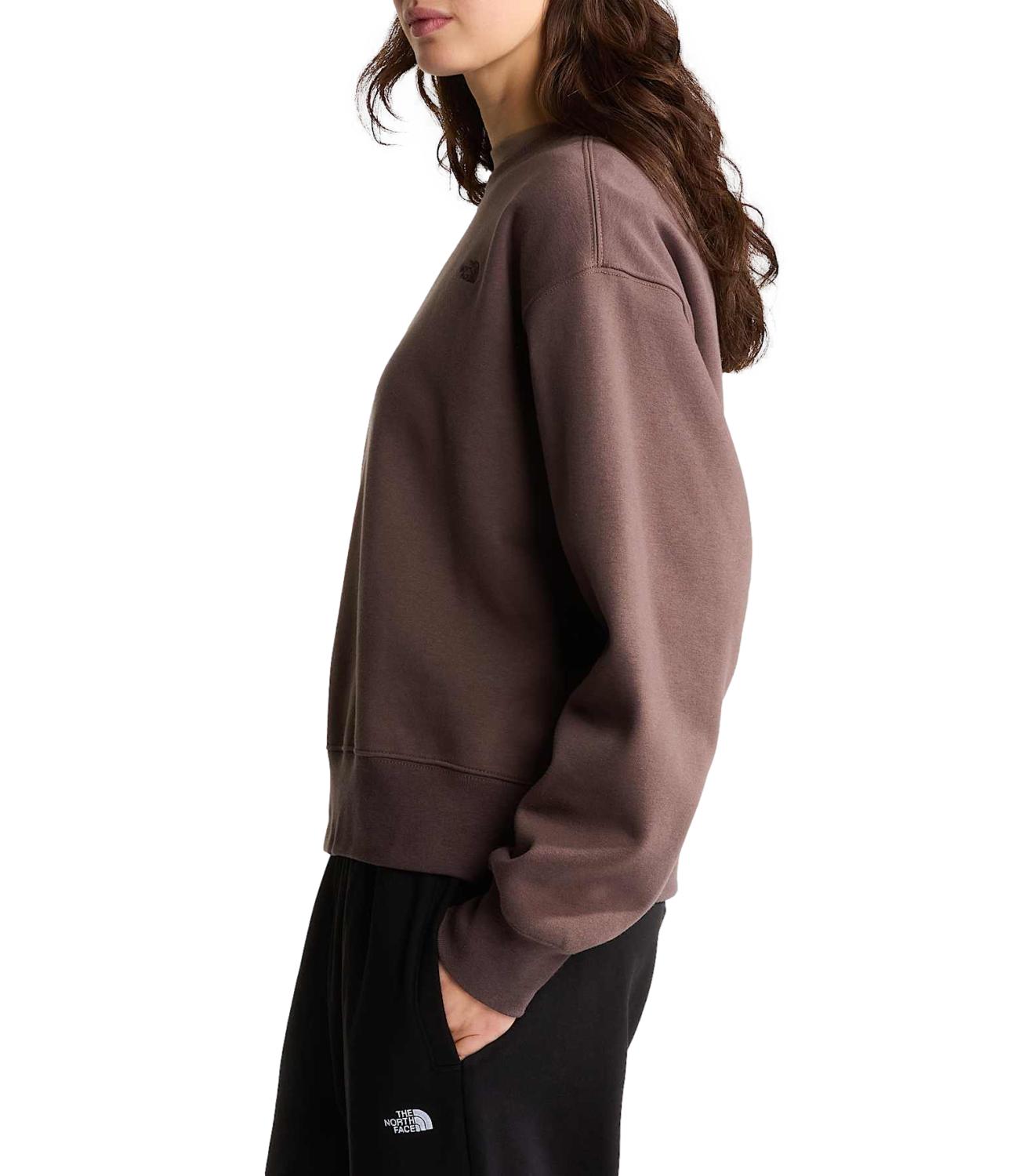 Felpa The North Face NF0A8HBY Donna - Crew Smokey Brown