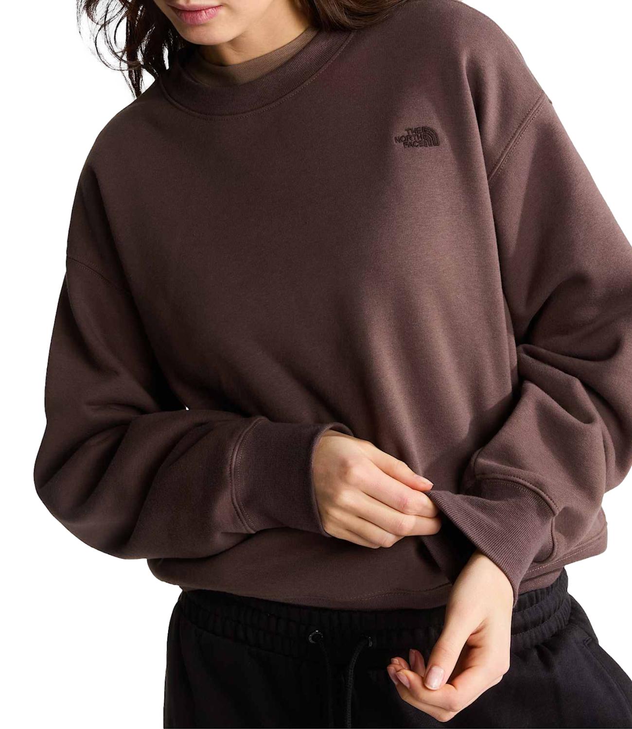 Felpa The North Face NF0A8HBY Donna - Crew Smokey Brown
