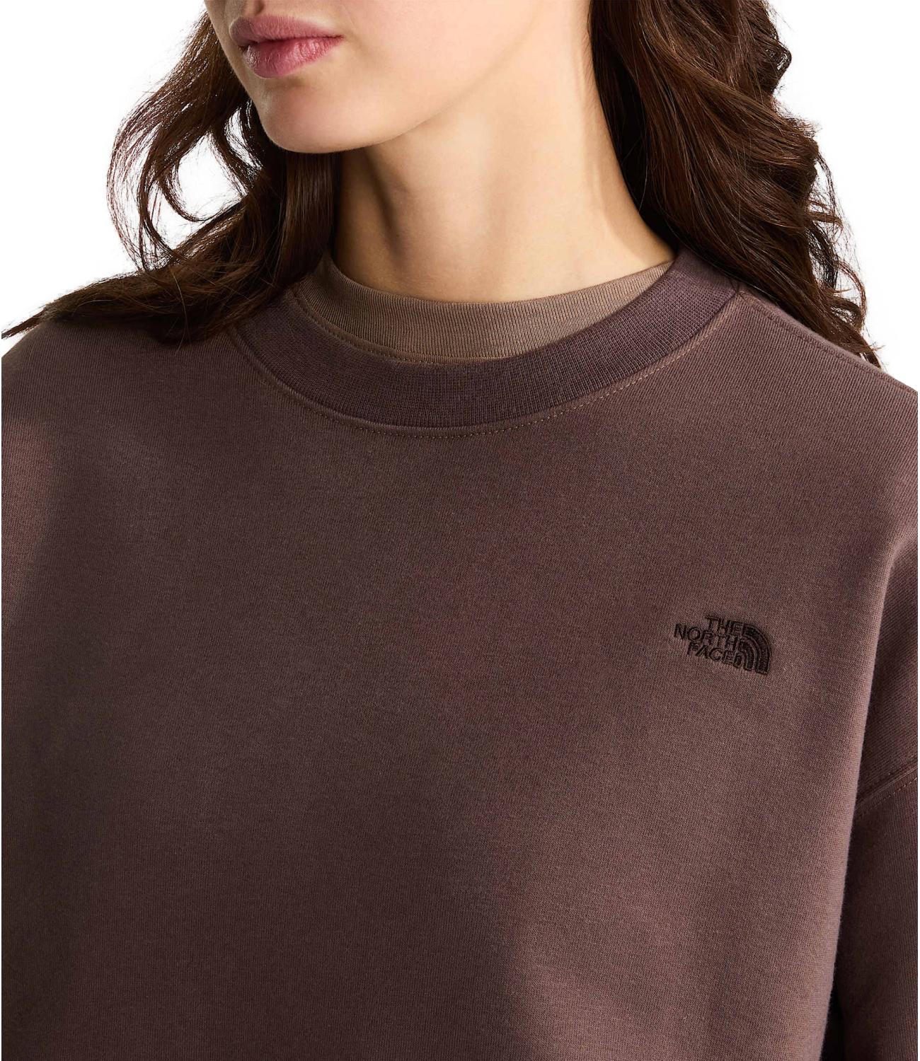 Felpa The North Face NF0A8HBY Donna - Crew Smokey Brown