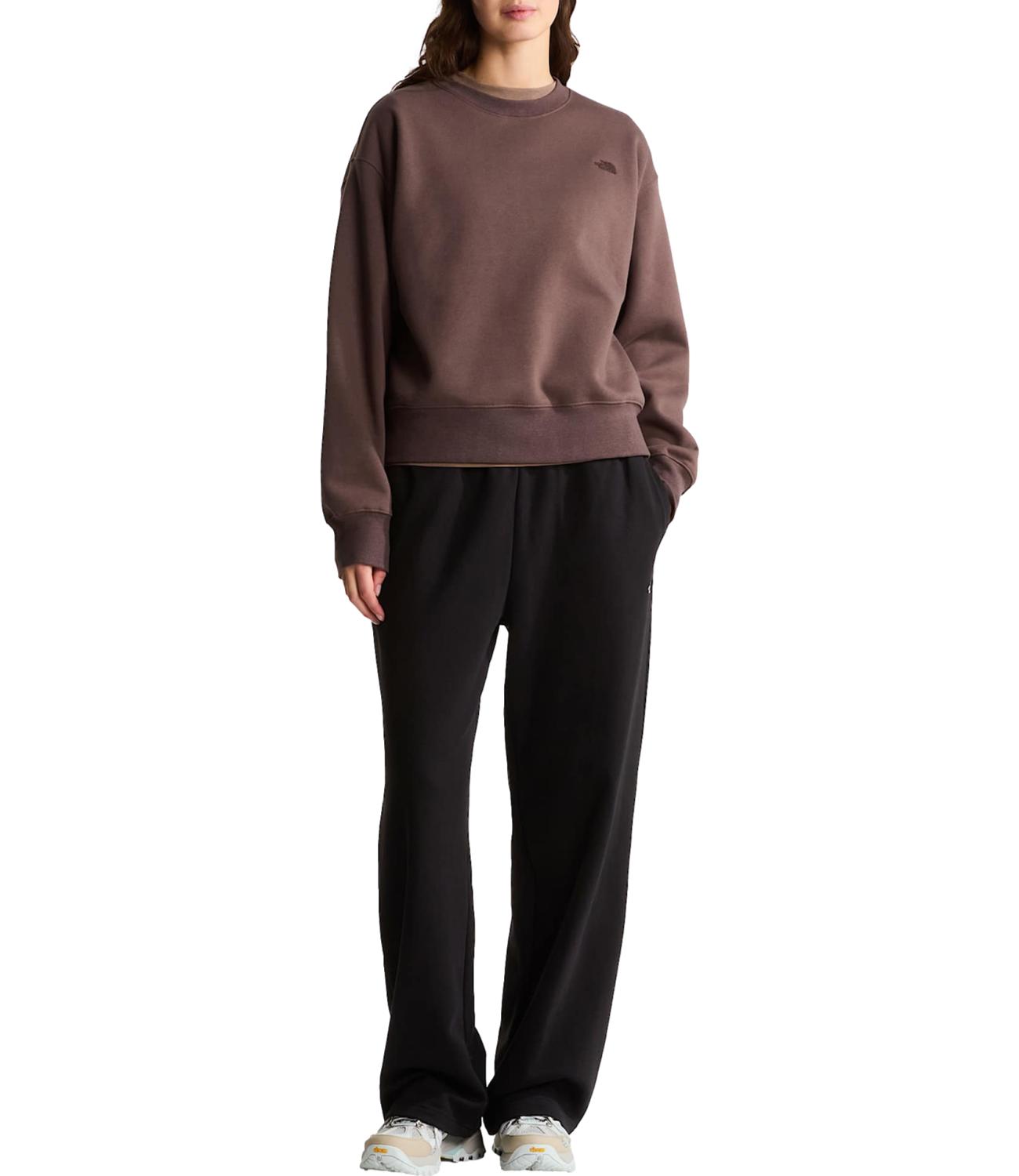 Felpa The North Face NF0A8HBY Donna - Crew Smokey Brown