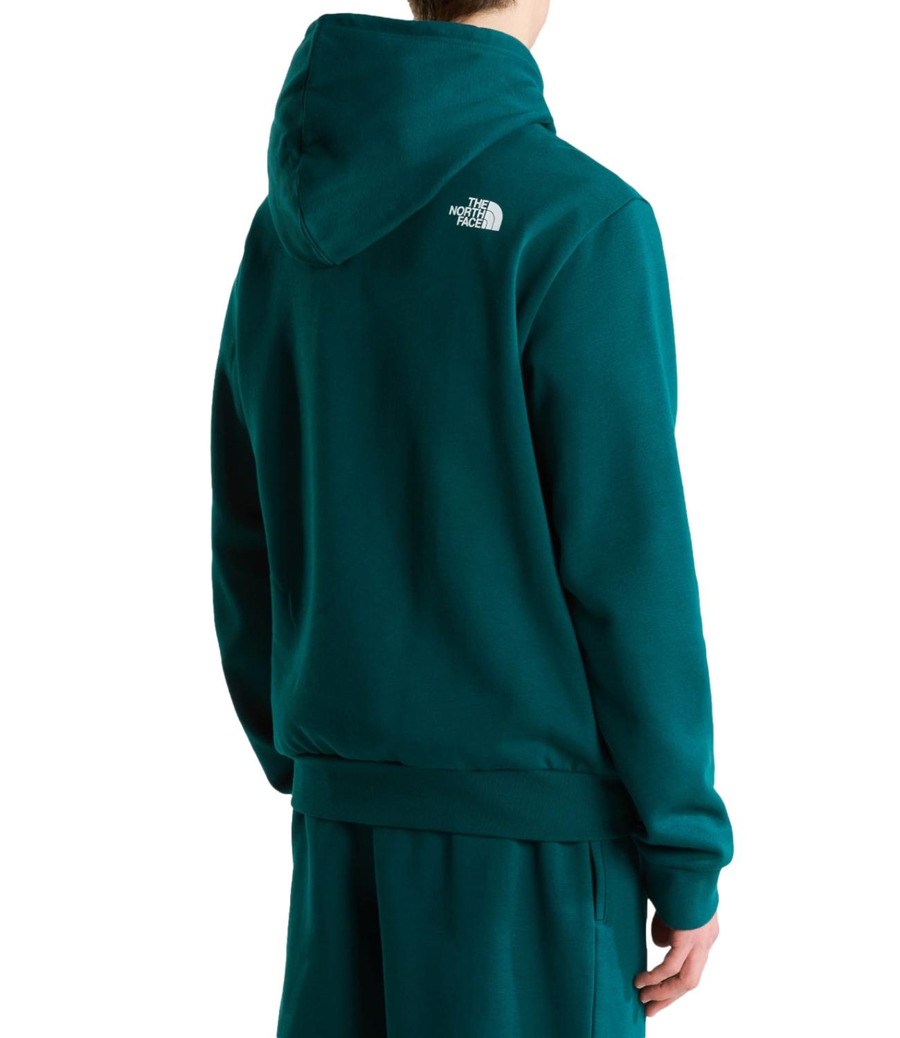 Felpa con cappuccio The North Face NF0A8JAX Uomo - Pacific Teal