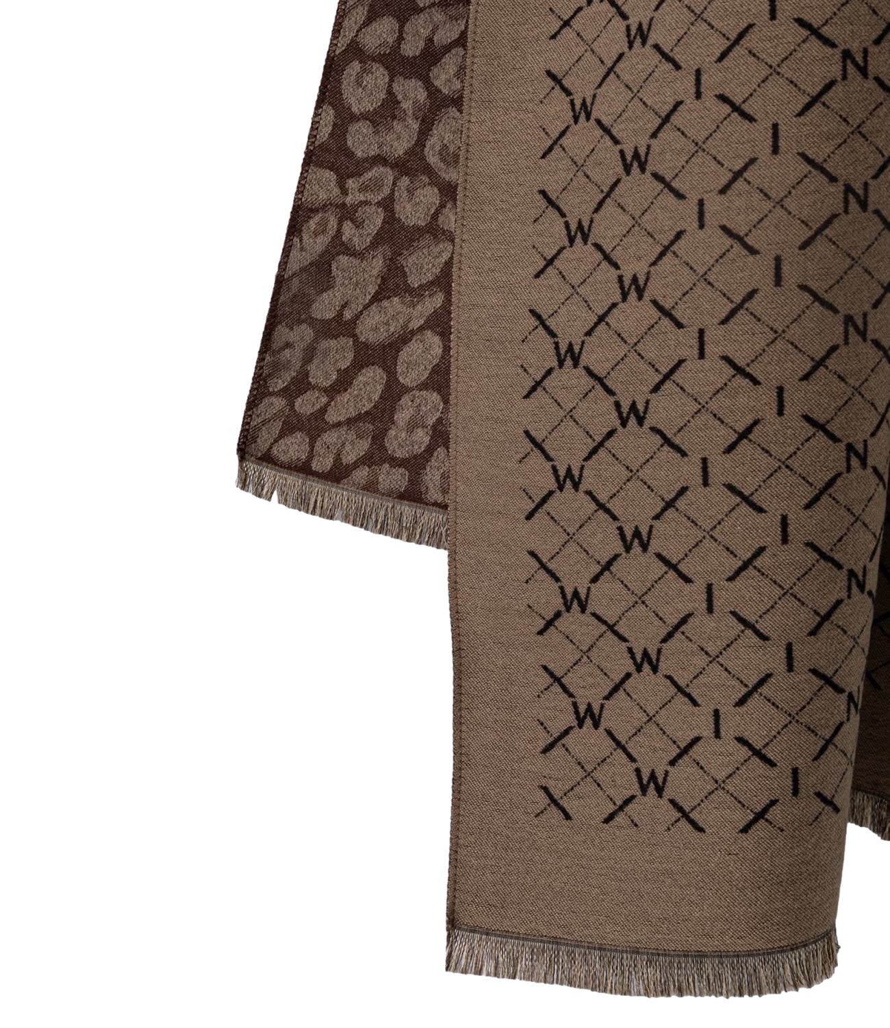 Stola Twin Set 262TA4300 Donna - Jacq.mix Canapa/dark Coffee