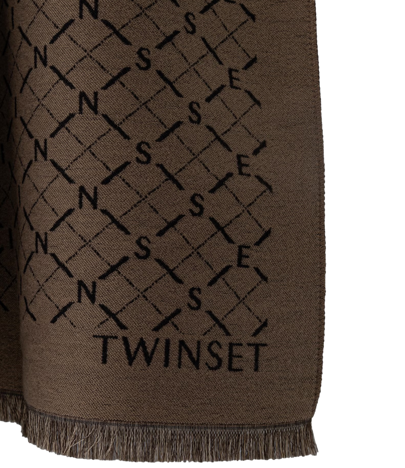 Stola Twin Set 262TA4300 Donna - Jacq.mix Canapa/dark Coffee