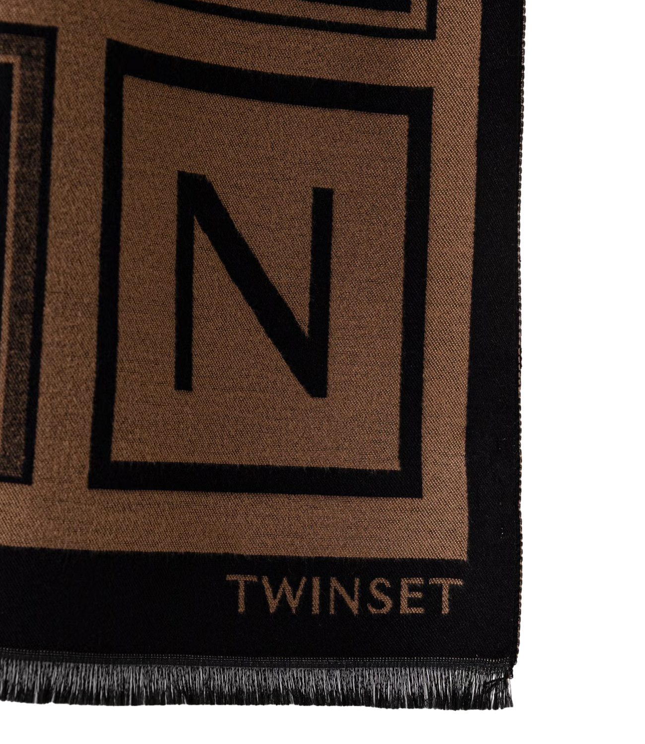 Stola Twin Set 262TA4340 Donna - Jacq.lettering Nero