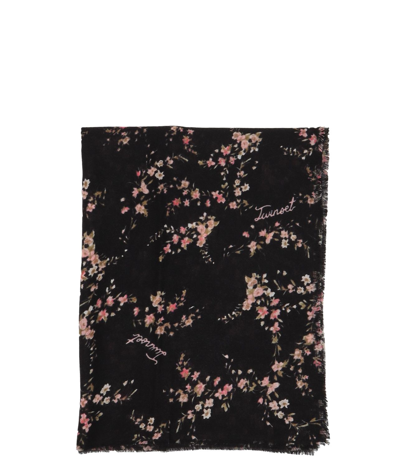 Stola Twin Set 262TA4370 Donna - St.little Flowers Black/rose