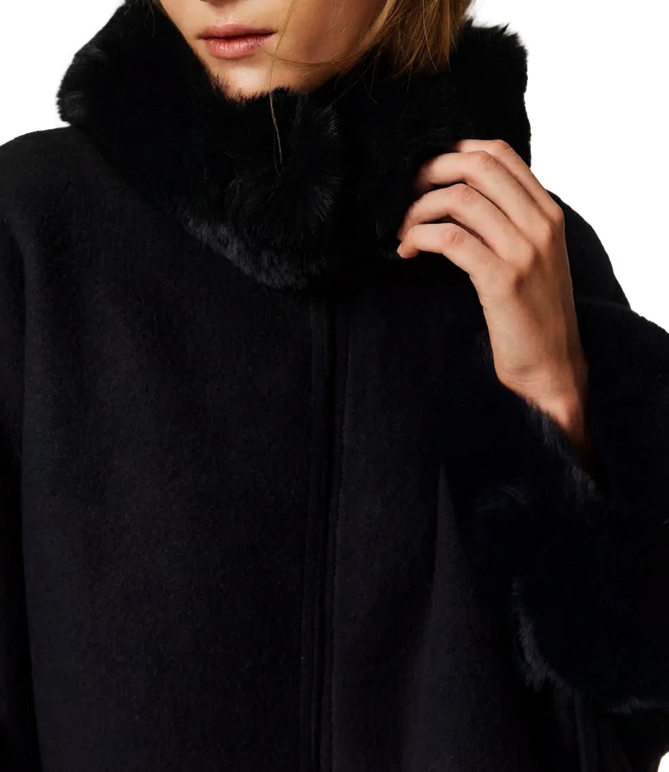 Poncho Twin Set 262TO5730 Donna - Nero