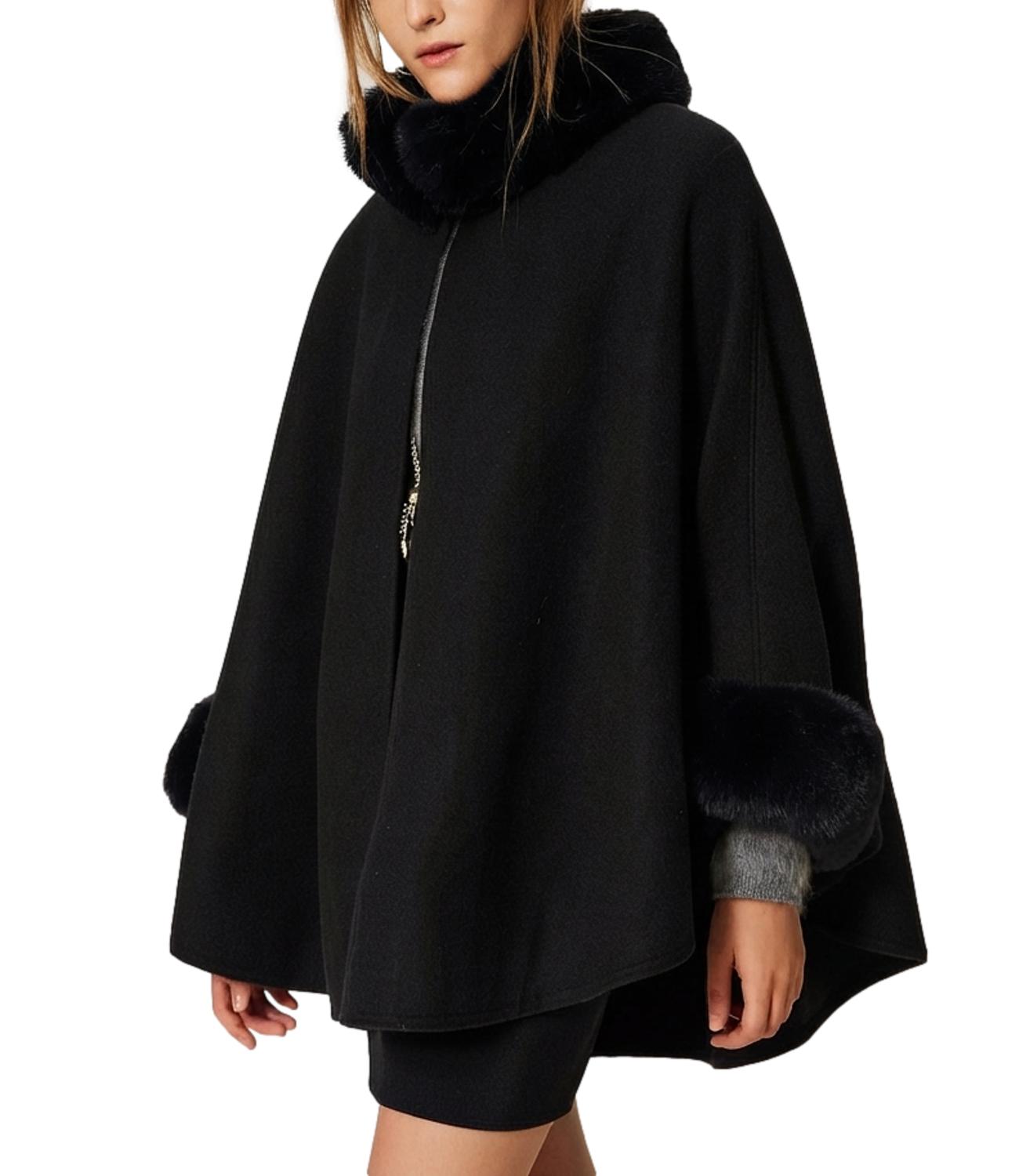 Poncho Twin Set 262TO5730 Donna - Nero