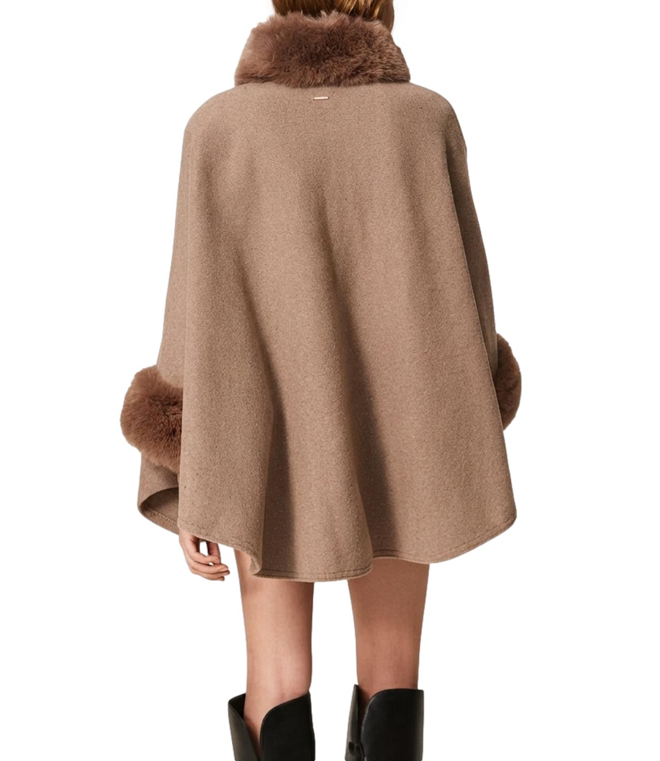 Poncho Twin Set 262TO5730 Donna - Mastice Melange