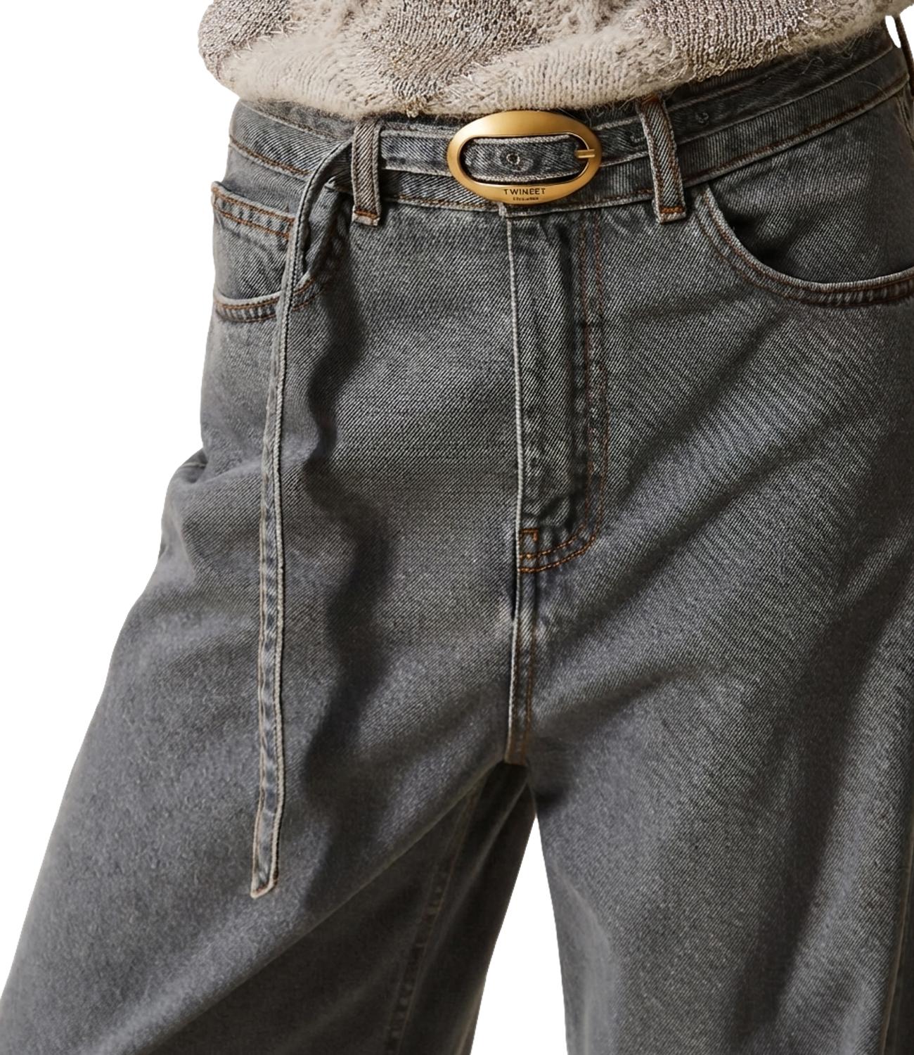 Jeans Twin Set 262TT2391 Donna - Denim Grigio