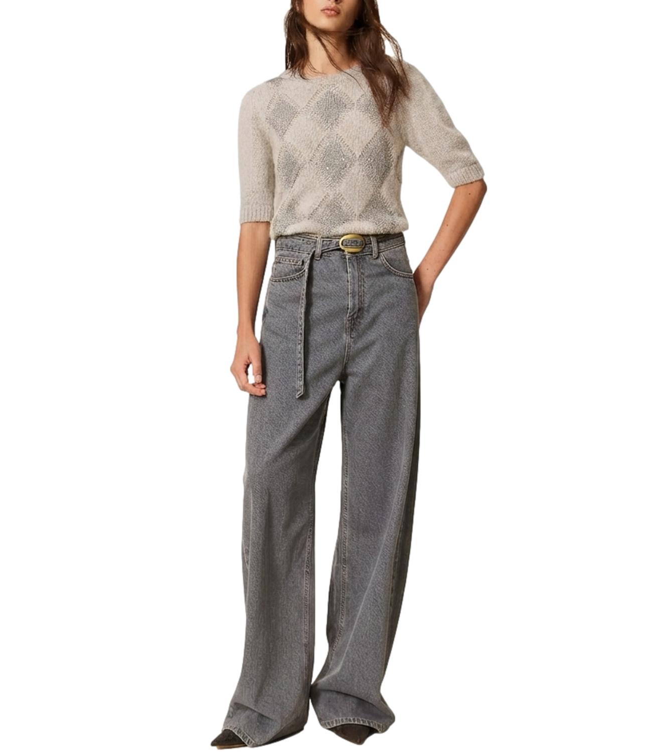 Jeans Twin Set 262TT2391 Donna - Denim Grigio