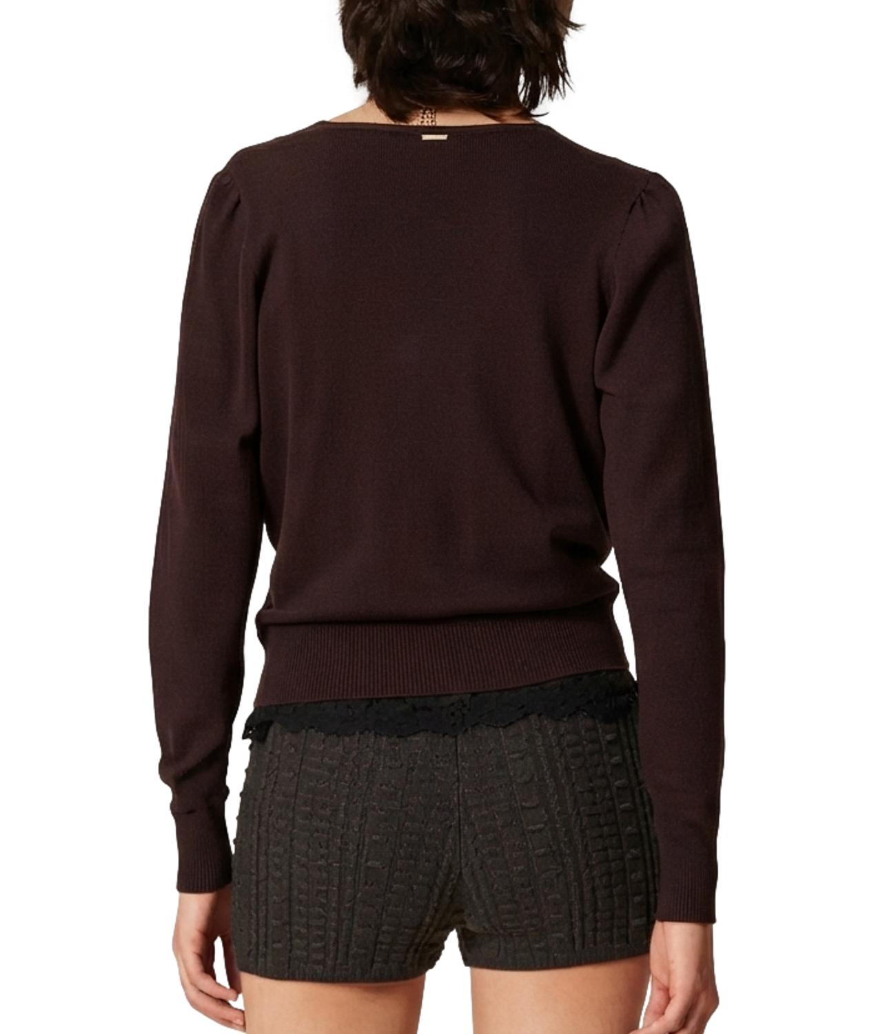 Maglia Twin Set 262TT3331 Donna - Coffee Chocolate
