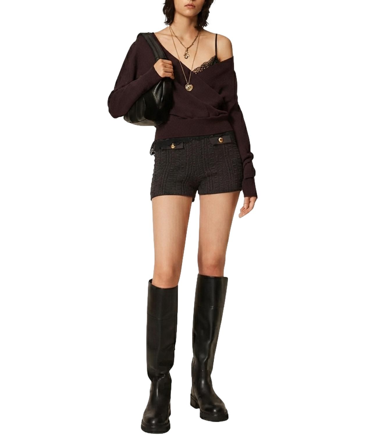Maglia Twin Set 262TT3331 Donna - Coffee Chocolate