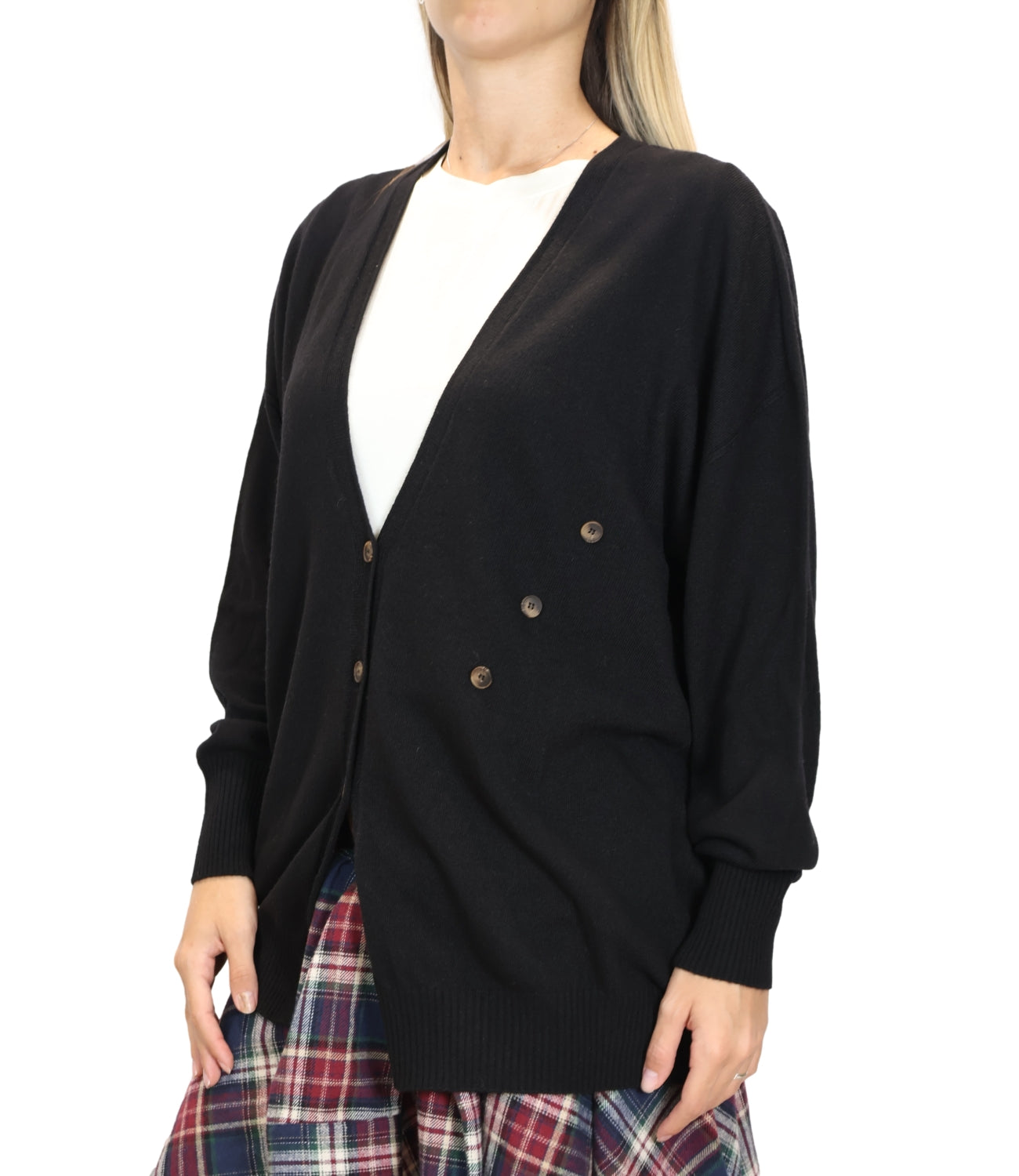 Cardigan Vicolo 2AC2028 Donna - Nero