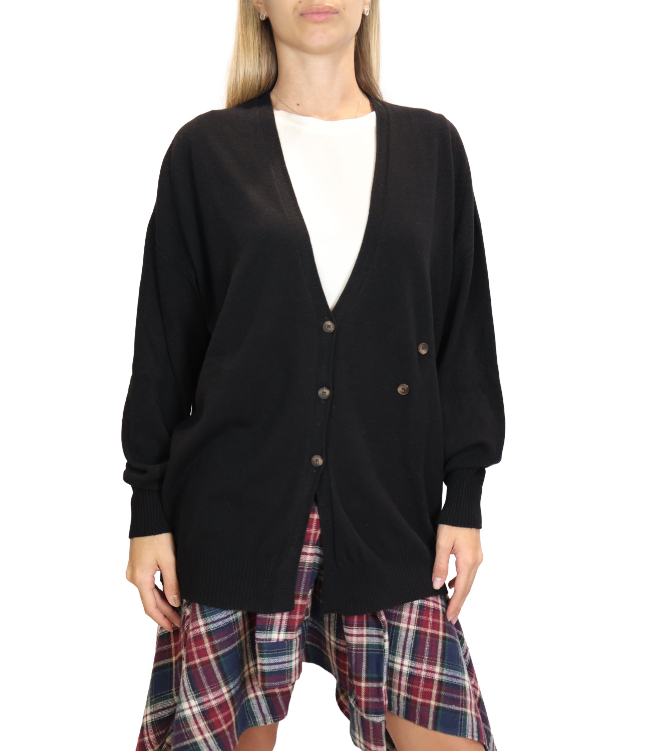Cardigan Vicolo 2AC2028 Donna - Nero