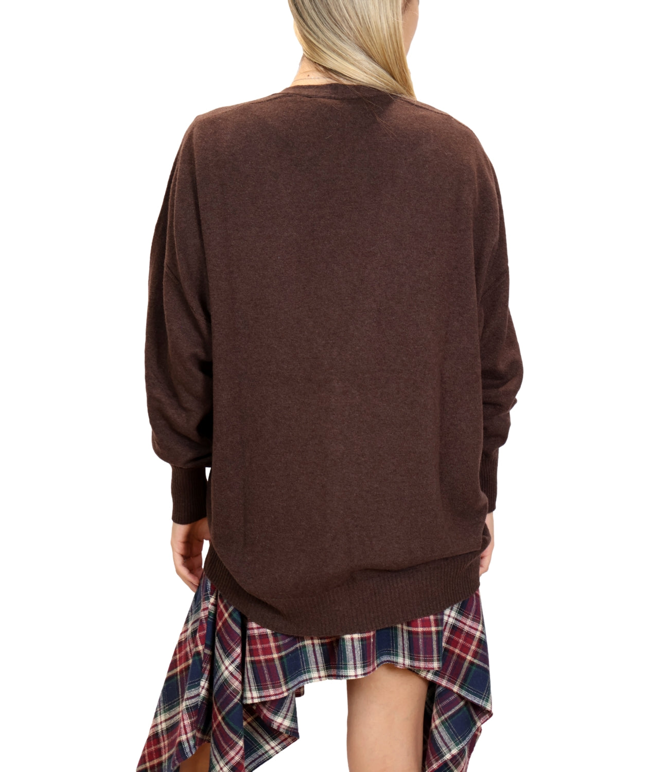 Cardigan Vicolo 2AC2028 Donna - Fondente