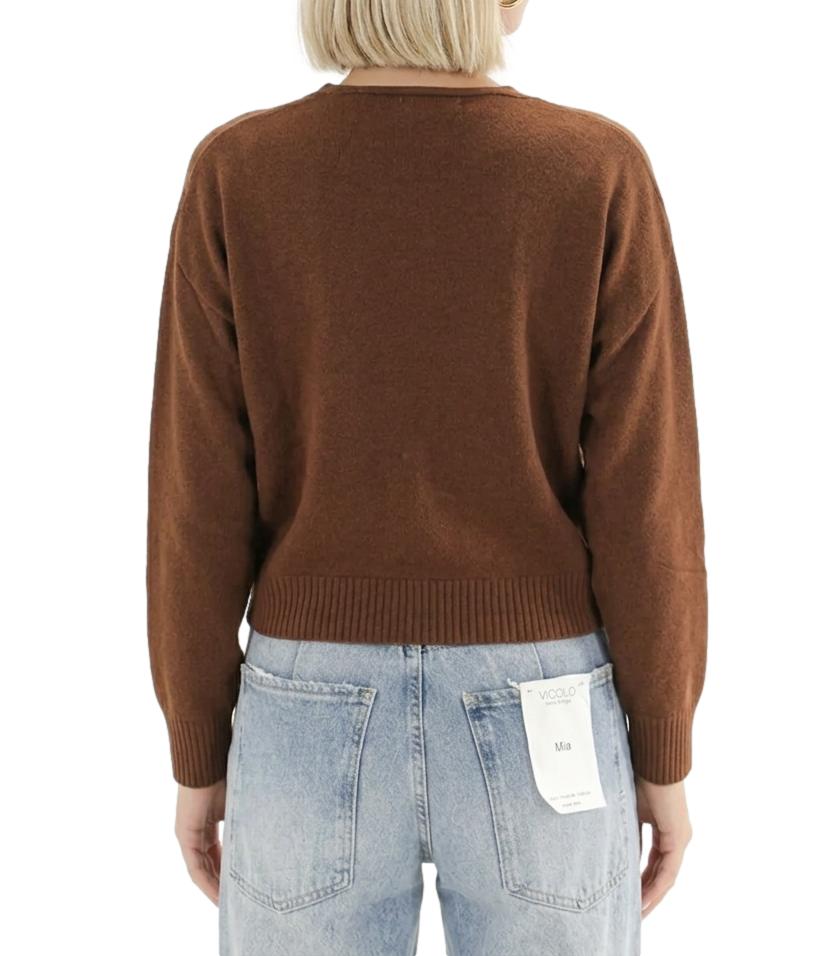Maglia Vicolo 7AC7049 Donna - Acu Cuoio 65 U