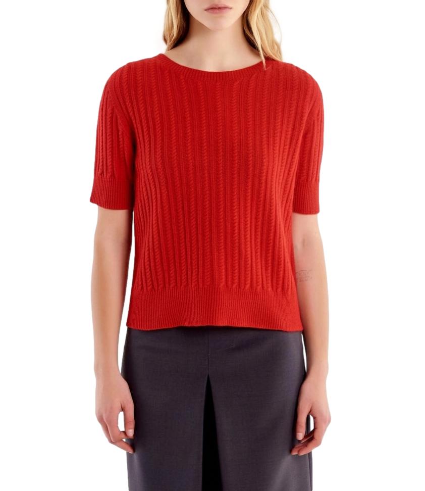 Maglia Vicolo 7AC7217 Donna - Acu Rosso 35 U