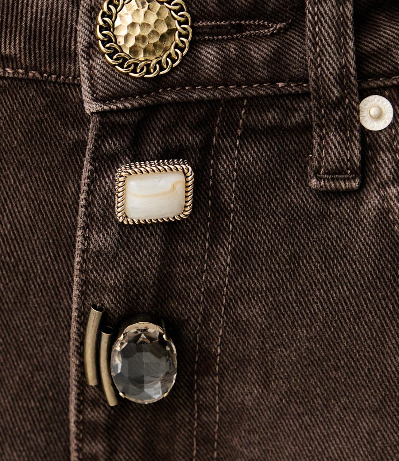 Jeans Vicolo DAC5106 Donna - Marrone Fondente