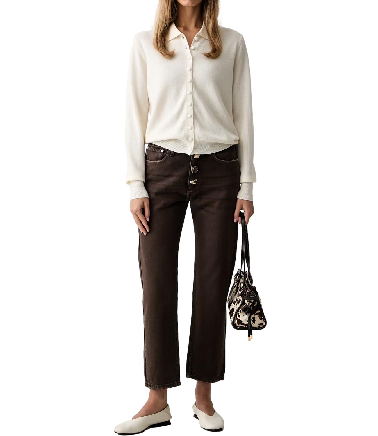 Jeans Vicolo DAC5106 Donna - Marrone Fondente