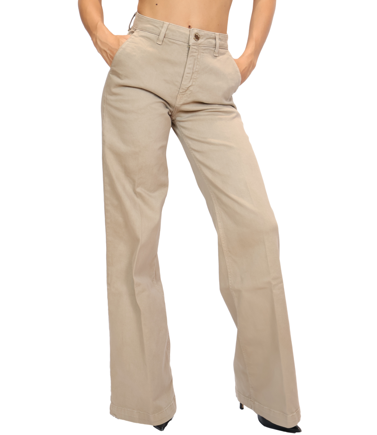 Pantalone Vicolo DAC5121 Donna - Taupe