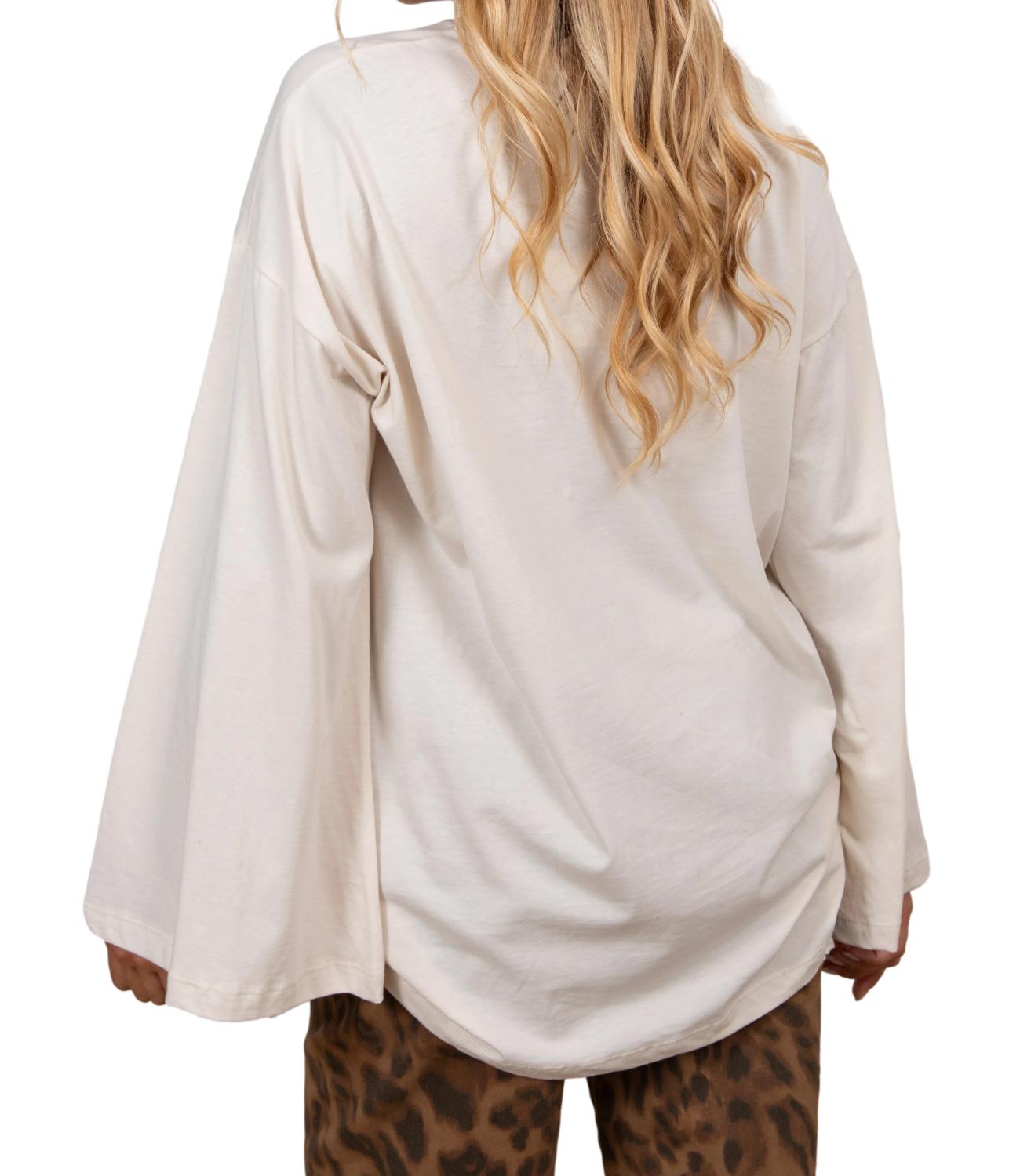T-Shirt Vicolo RAC0225 Donna - Burro