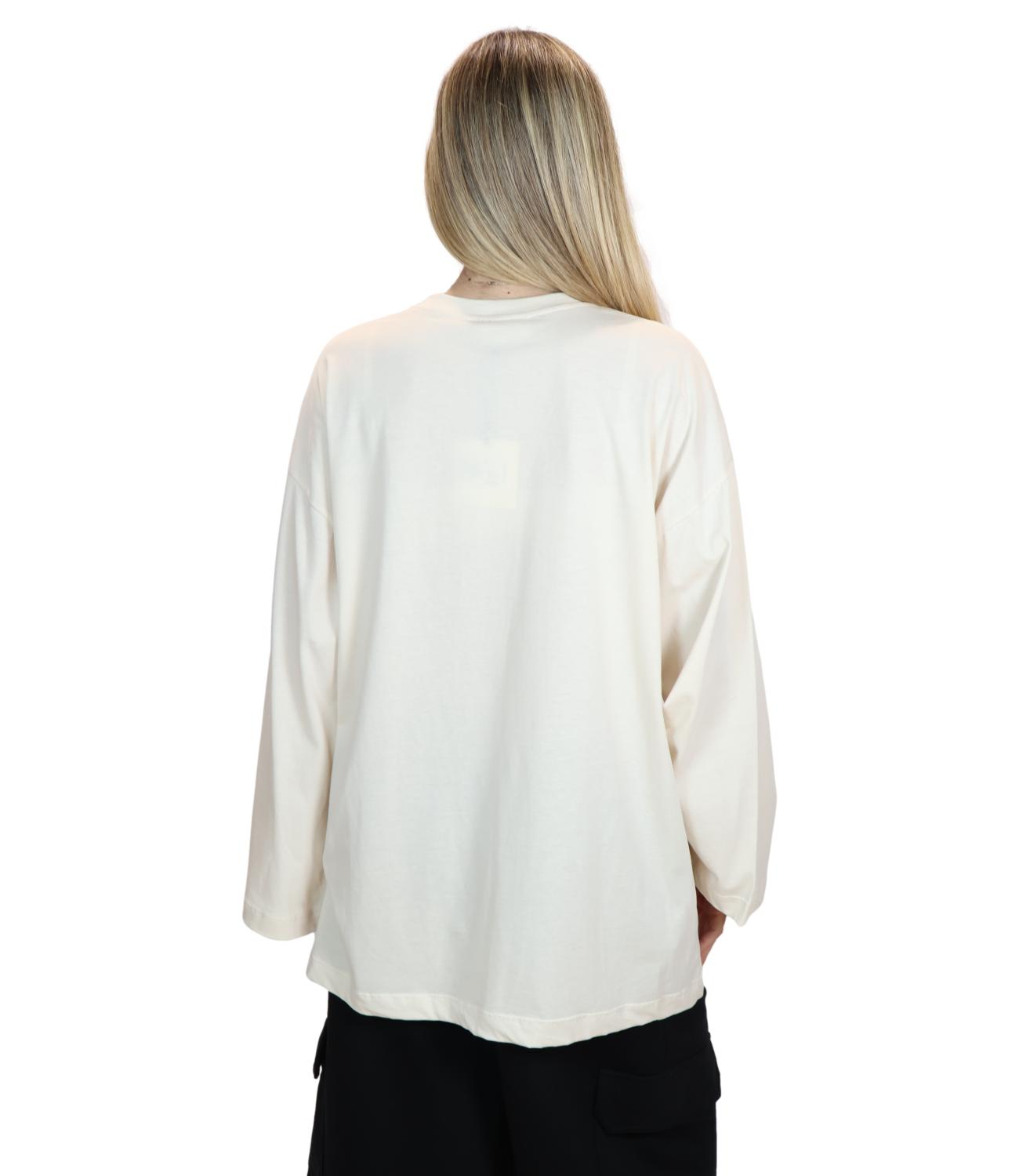 T-Shirt Vicolo RAC0225 Donna - Burro