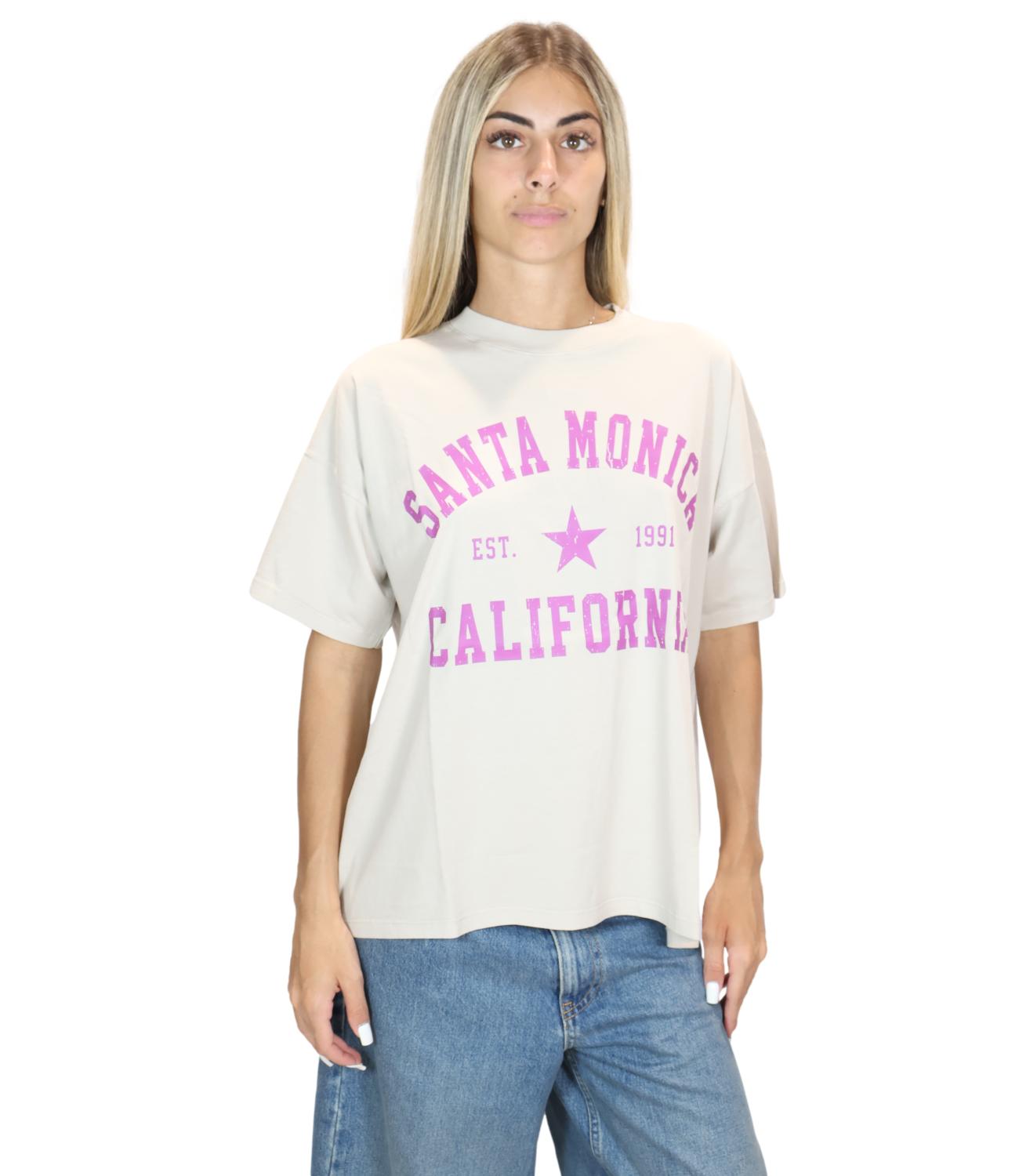 T-Shirt Vicolo RAC0231 Donna - Sasso