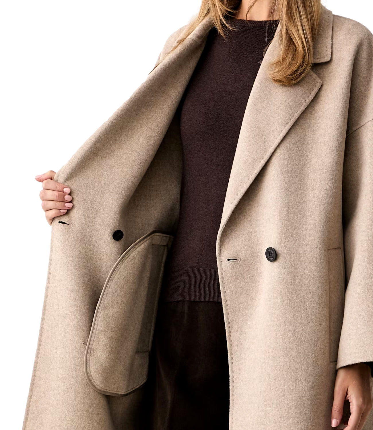 Cappotto Vicolo TAC0003 Donna - Tortora