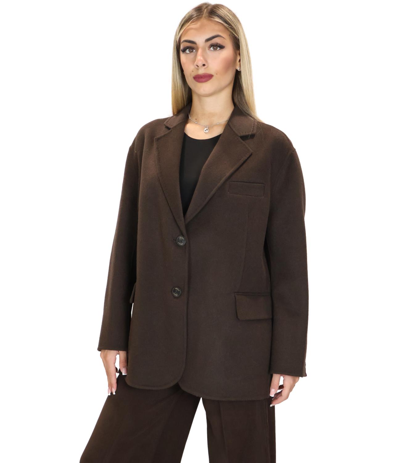 Cappotto Vicolo TAC0005 Donna - Marrone Fondente