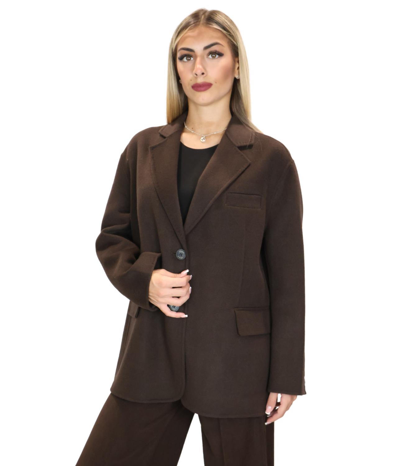 Cappotto Vicolo TAC0005 Donna - Marrone Fondente