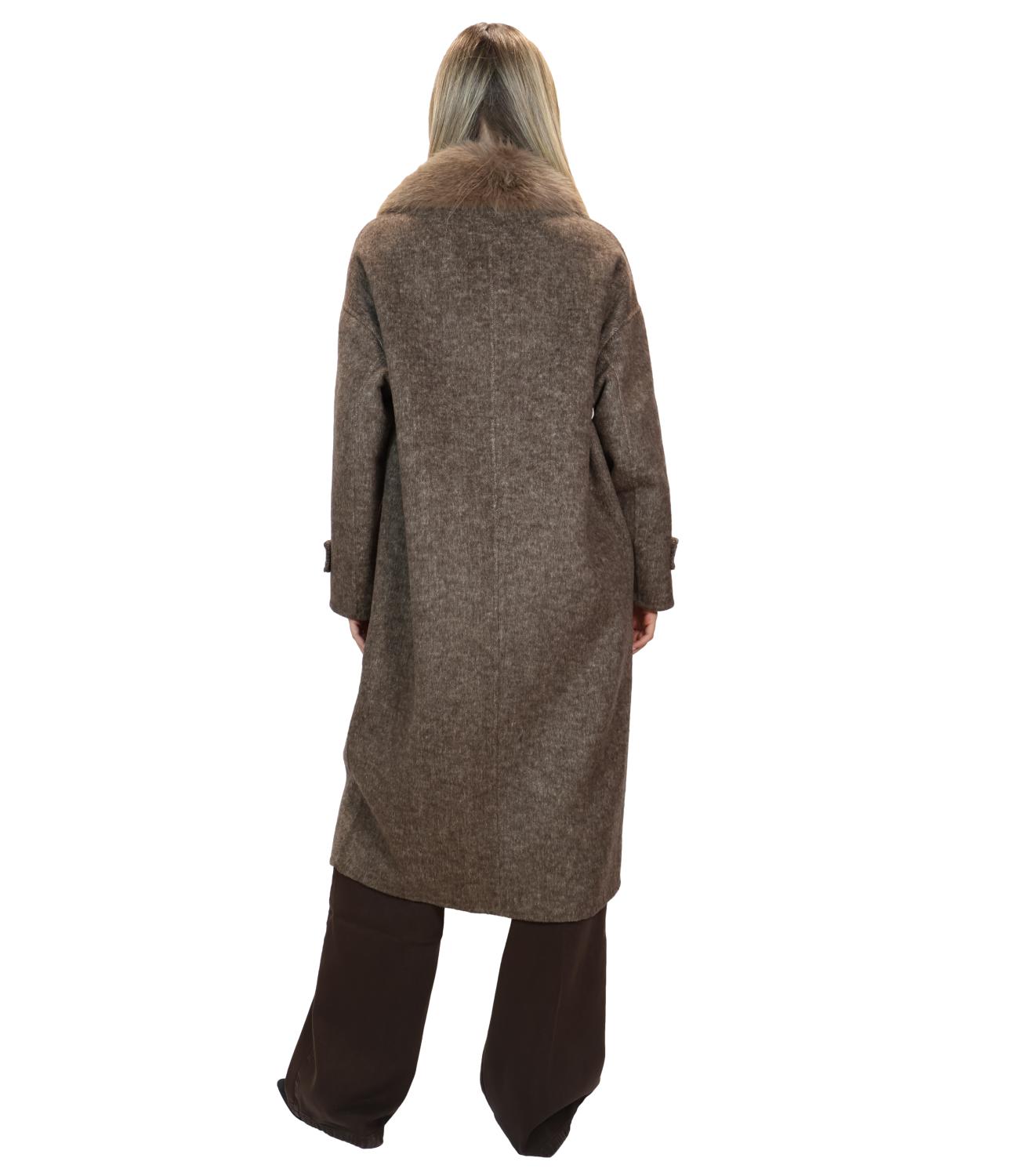 Cappotto Vicolo TAC0025 Donna - Fango