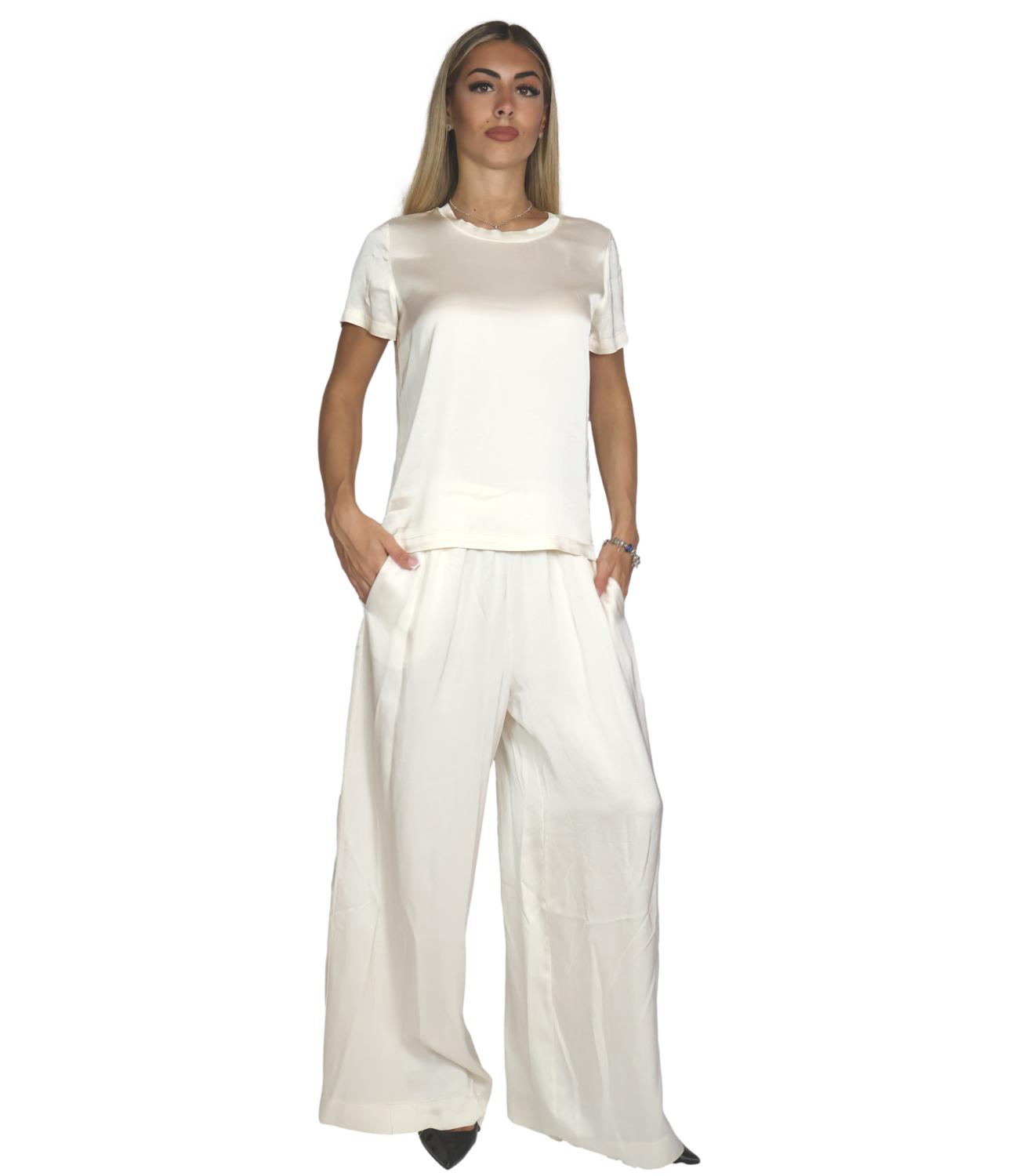 T-Shirt Vicolo TAC0282 Donna - Panna