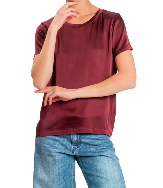T-Shirt Vicolo TAC0282 Donna - Bordeaux
