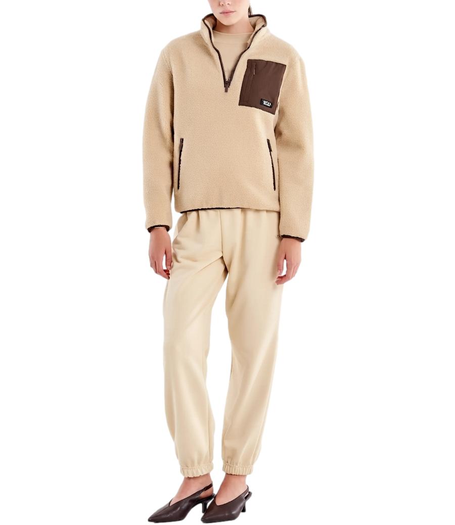 Felpa Vicolo TAC0357 Donna - Acu Beige 07 S