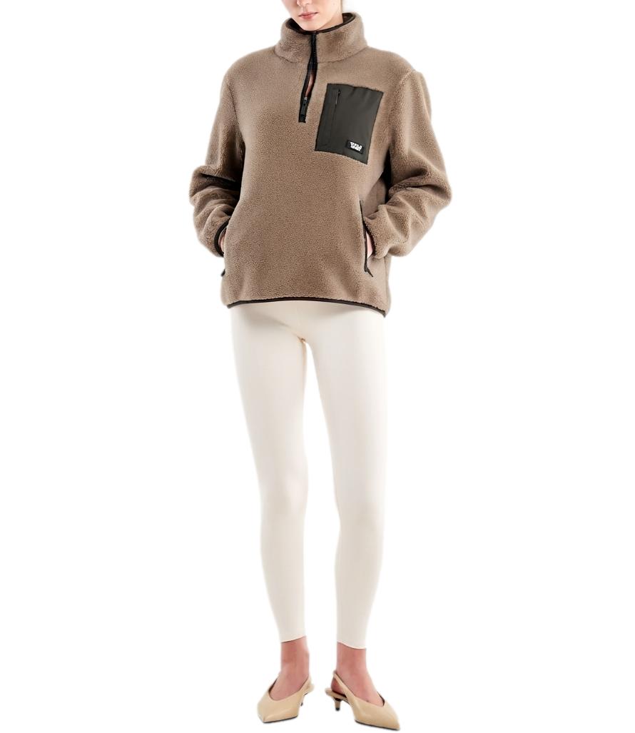 Felpa Vicolo TAC0357 Donna - Acu Tortora Mel. 114 S