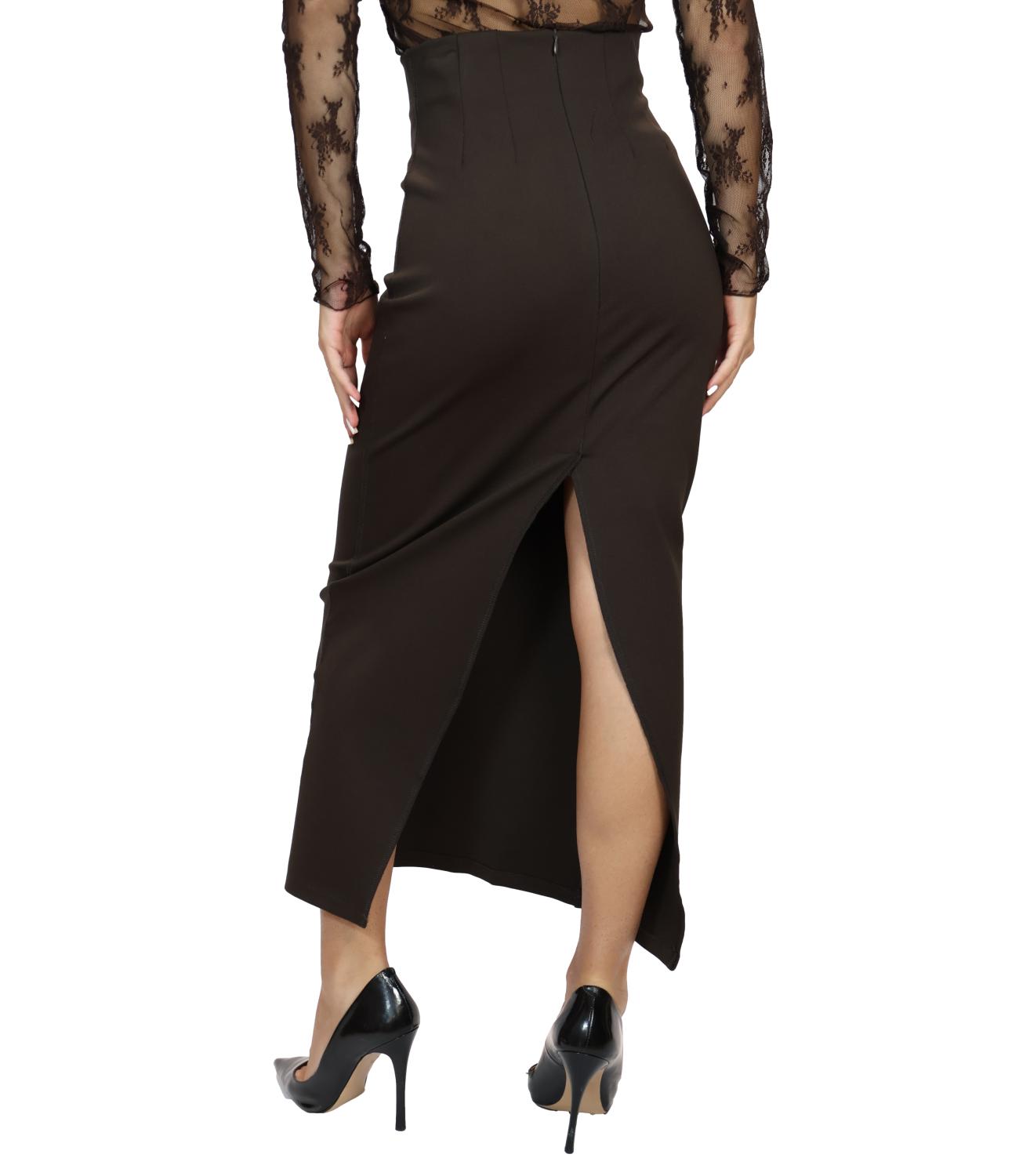 Gonna Vicolo TAC1162 Donna - Fondente