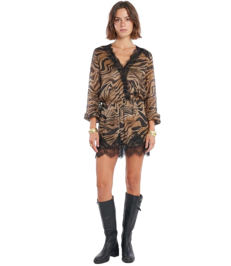 Abito Vicolo TAC1427 Donna - Ff Nocciola/fondente S