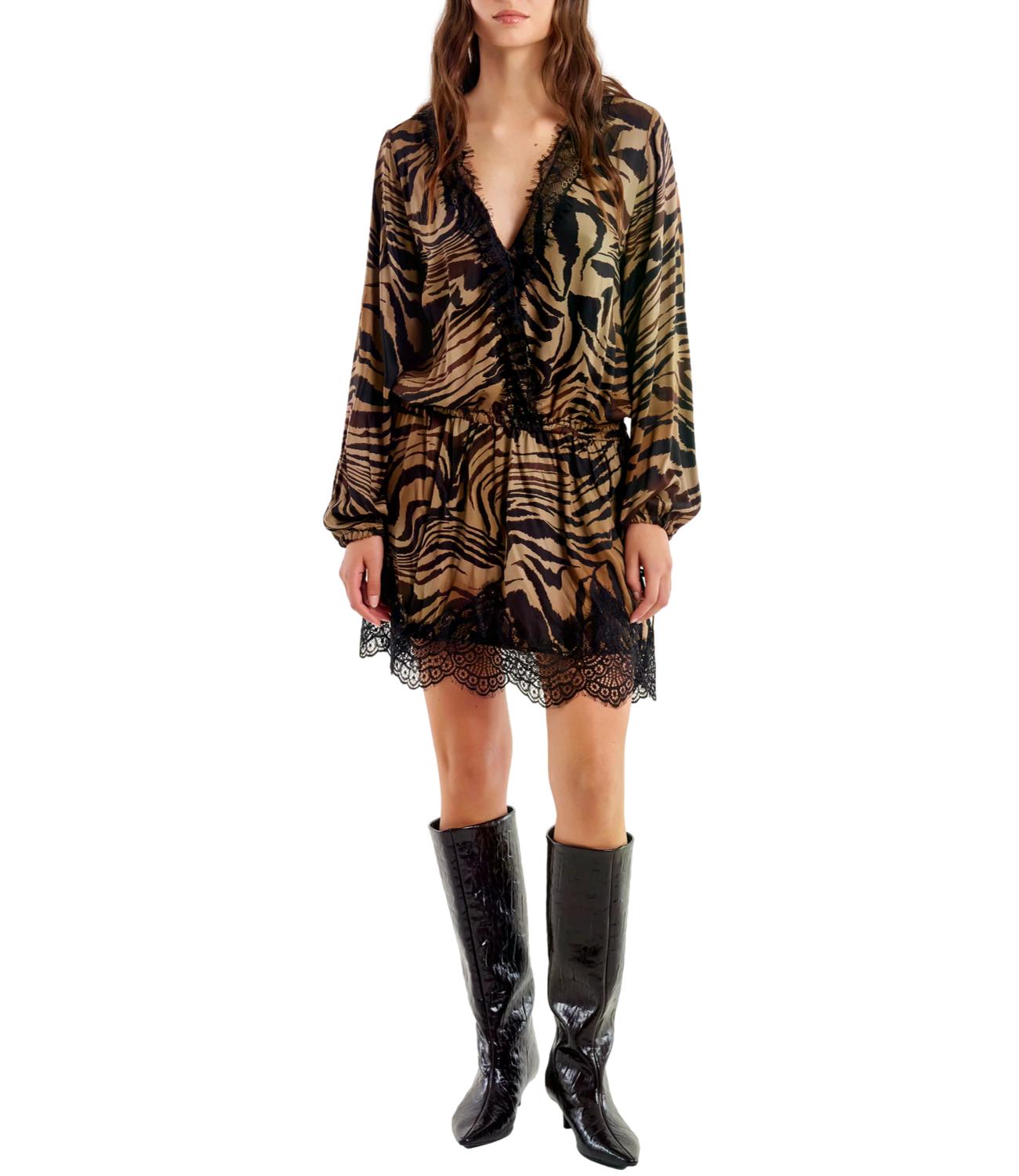Abito Vicolo TAC1466 Donna - Ff Nocciola/fondente S