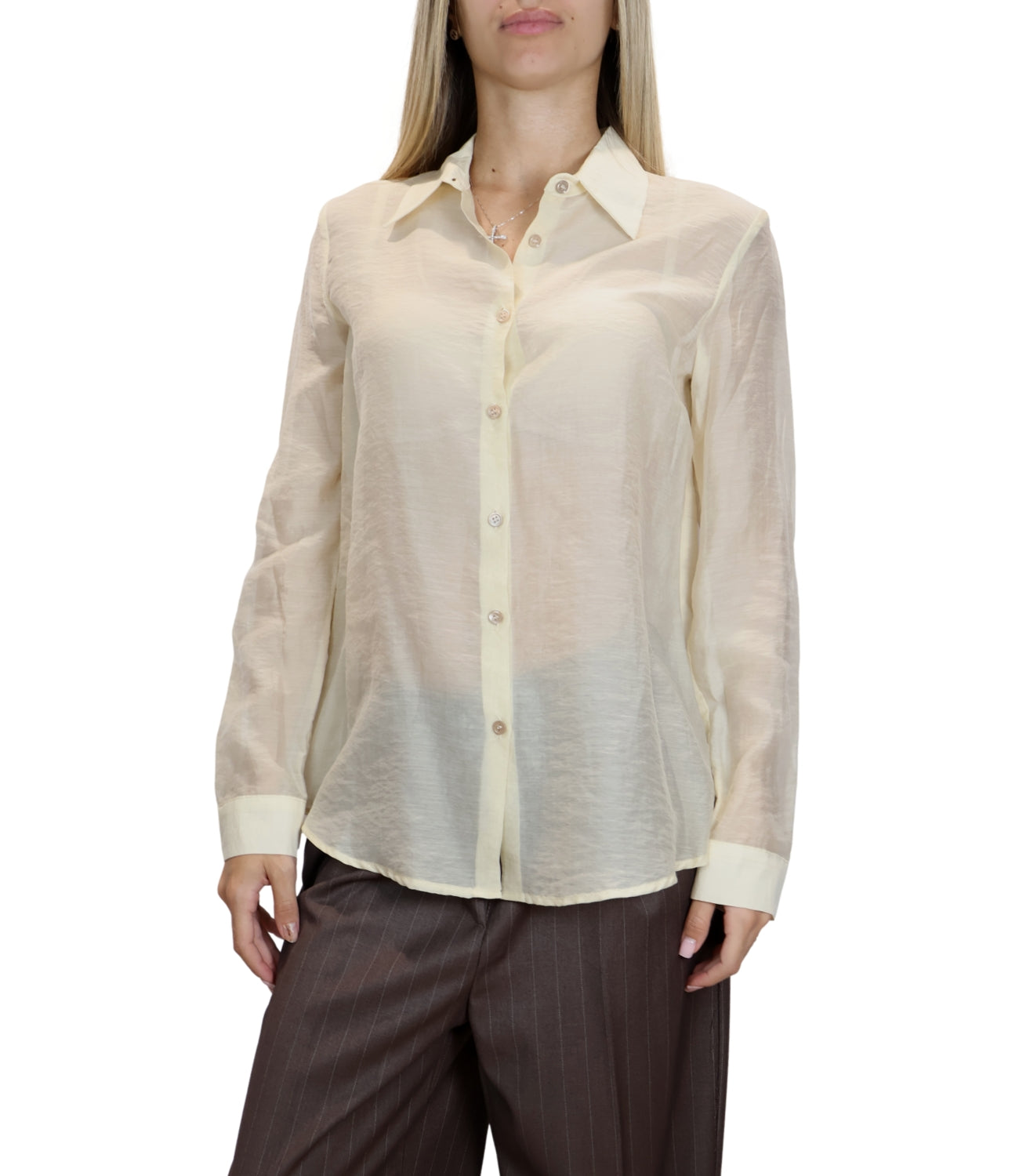 Camicia Vicolo TAC1659 Donna - Acu Vaniglia 04 S