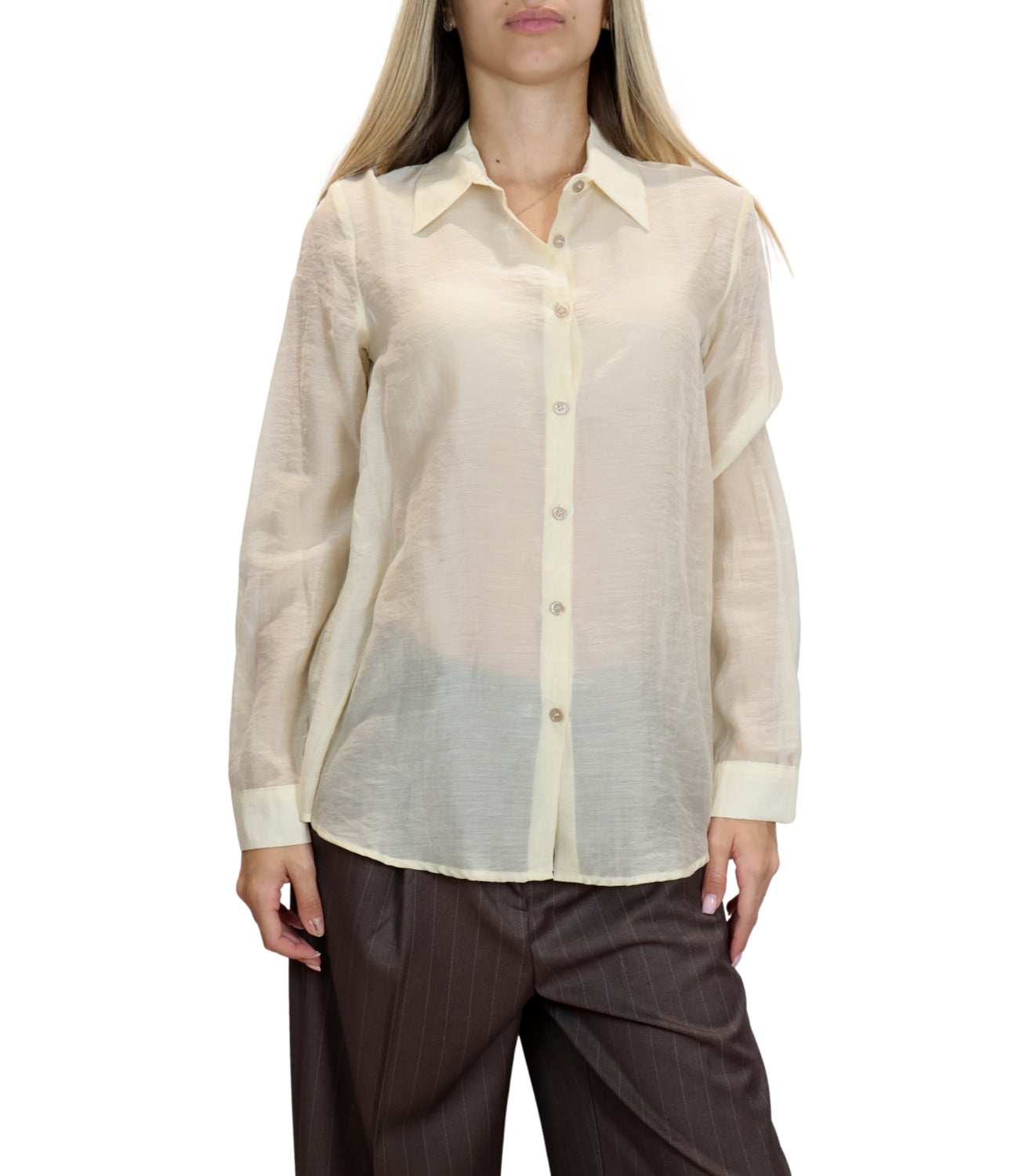 Camicia Vicolo TAC1659 Donna - Acu Vaniglia 04 S