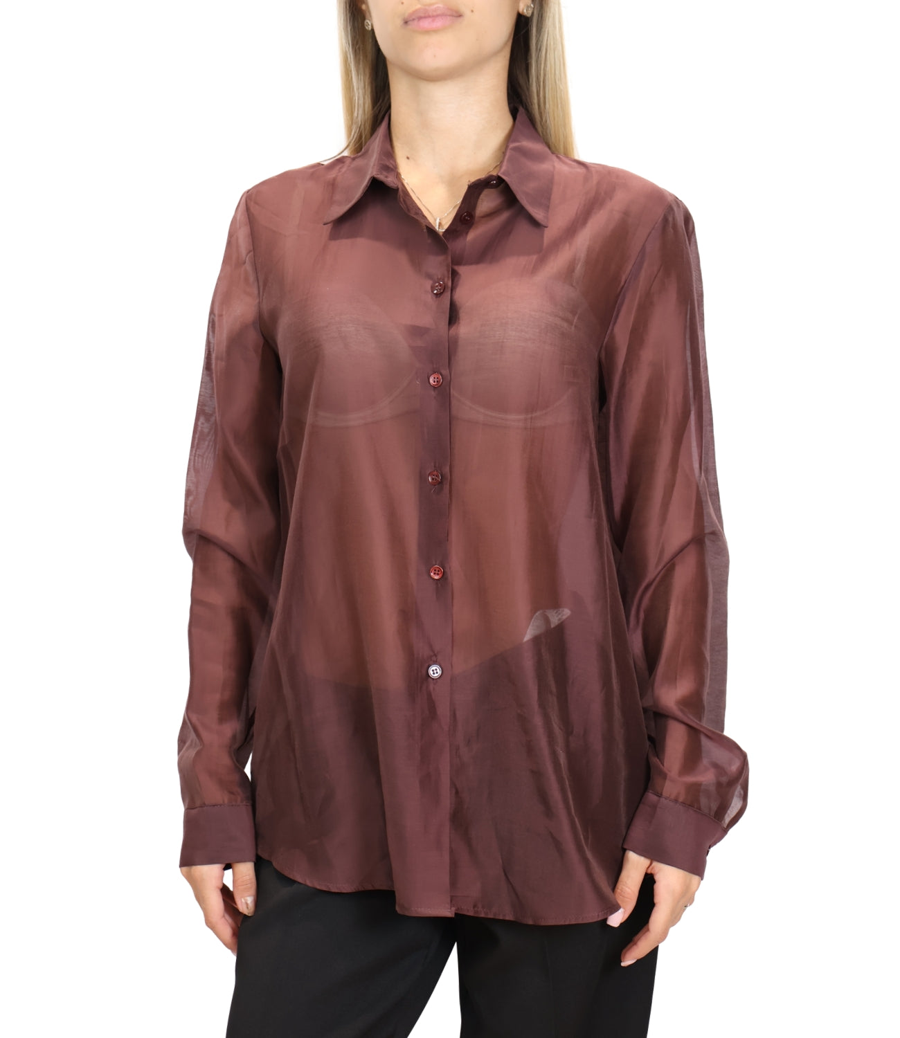 Camicia Vicolo TAC1659 Donna - Acu Borgogna 39 M