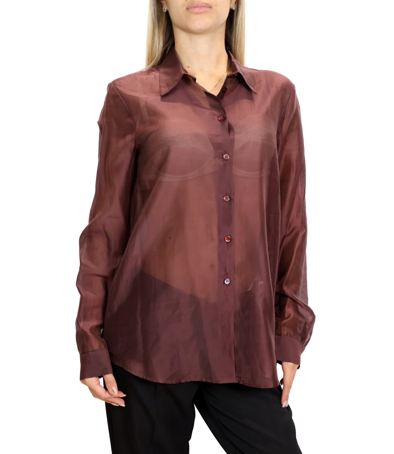 Camicia Vicolo TAC1659 Donna - Acu Borgogna 39 M