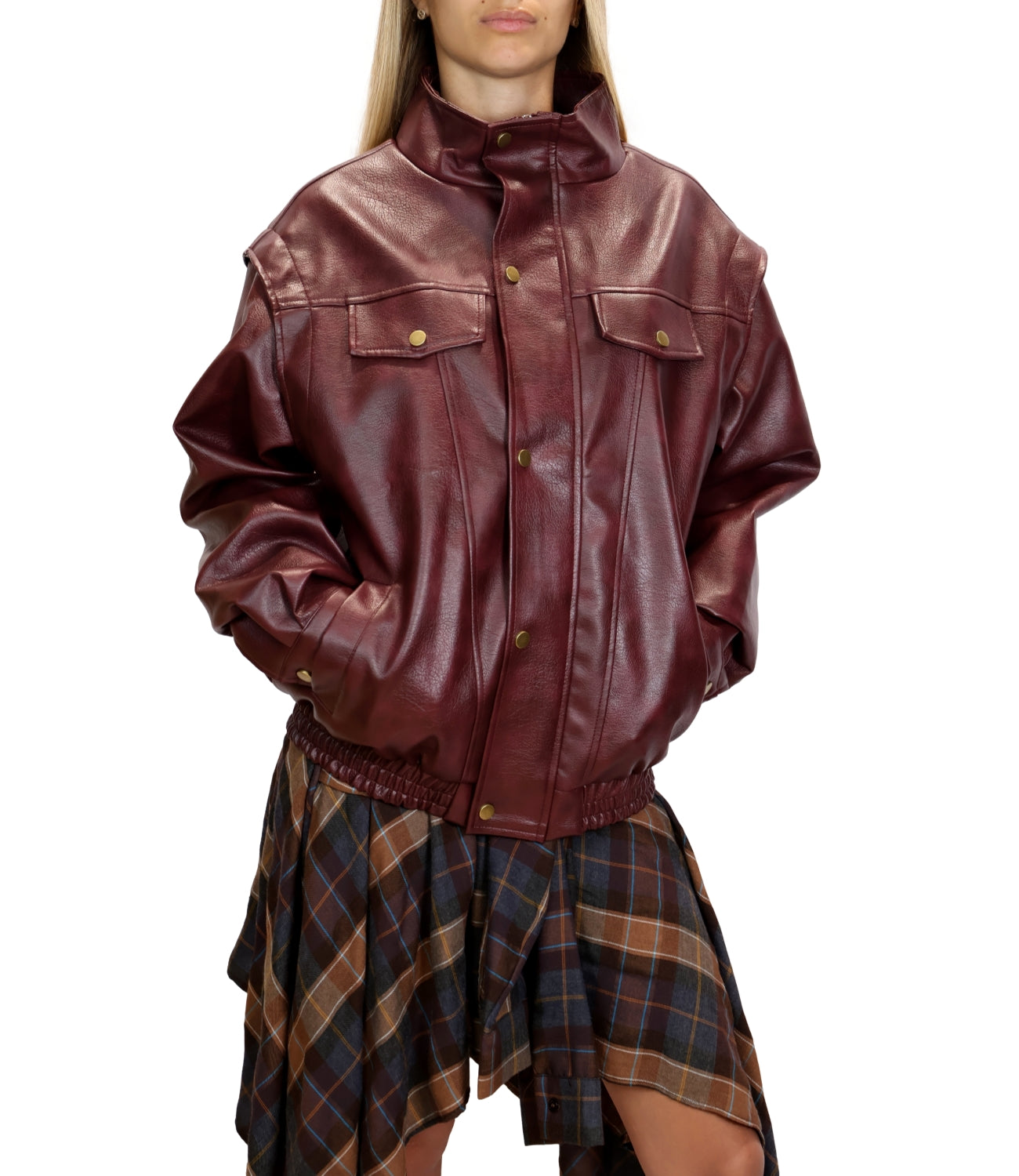 Cappotto Vicolo TAC1738 Donna - Bordeaux