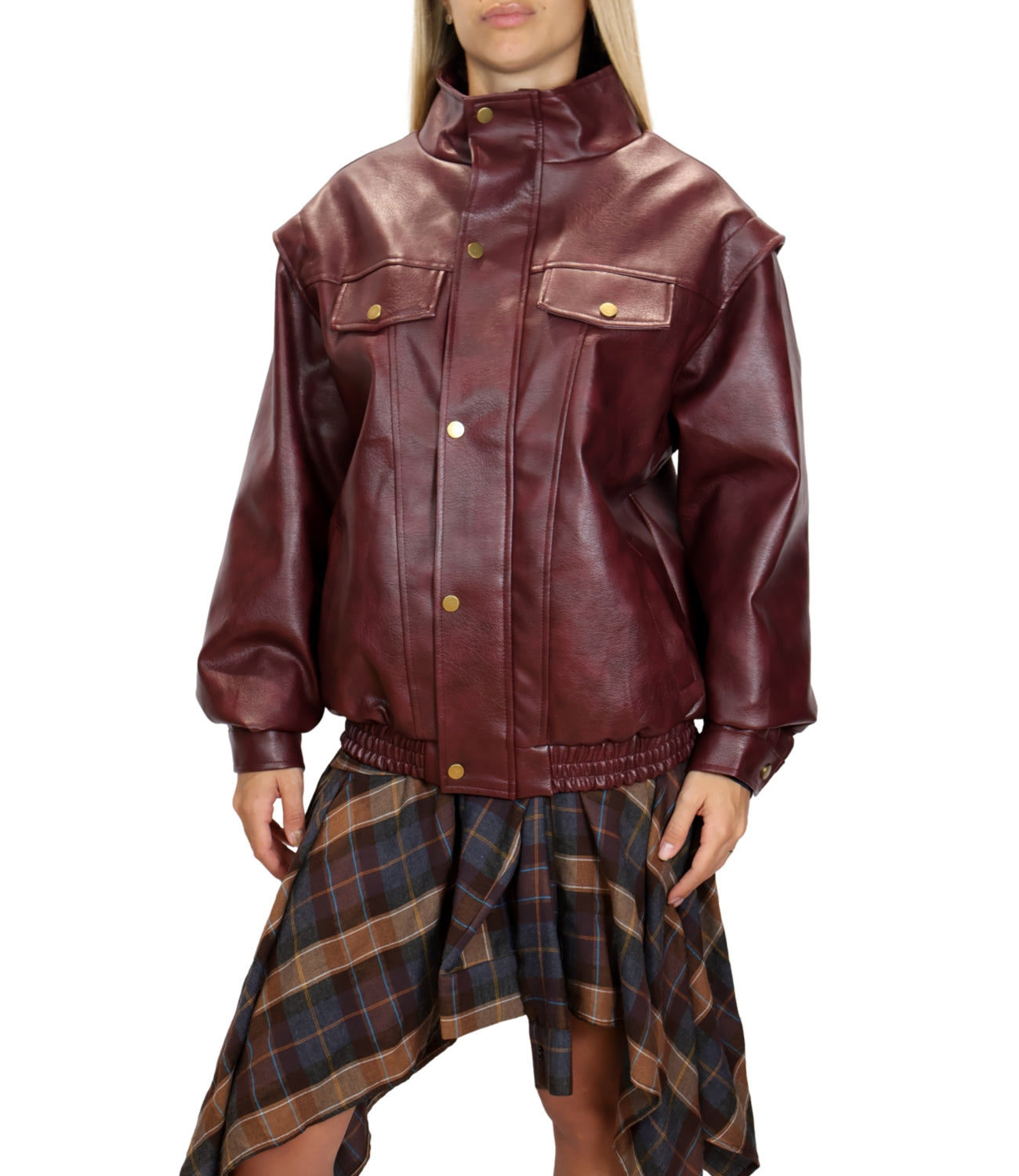 Cappotto Vicolo TAC1738 Donna - Bordeaux