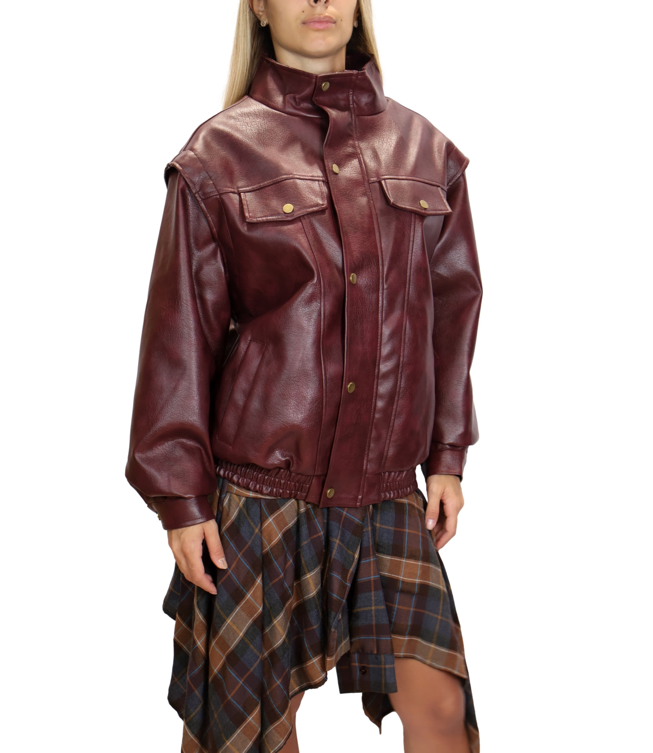 Cappotto Vicolo TAC1738 Donna - Bordeaux