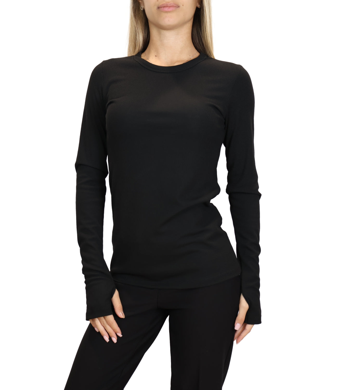 T-Shirt Vicolo UAC0064 Donna - A Nero 99 U