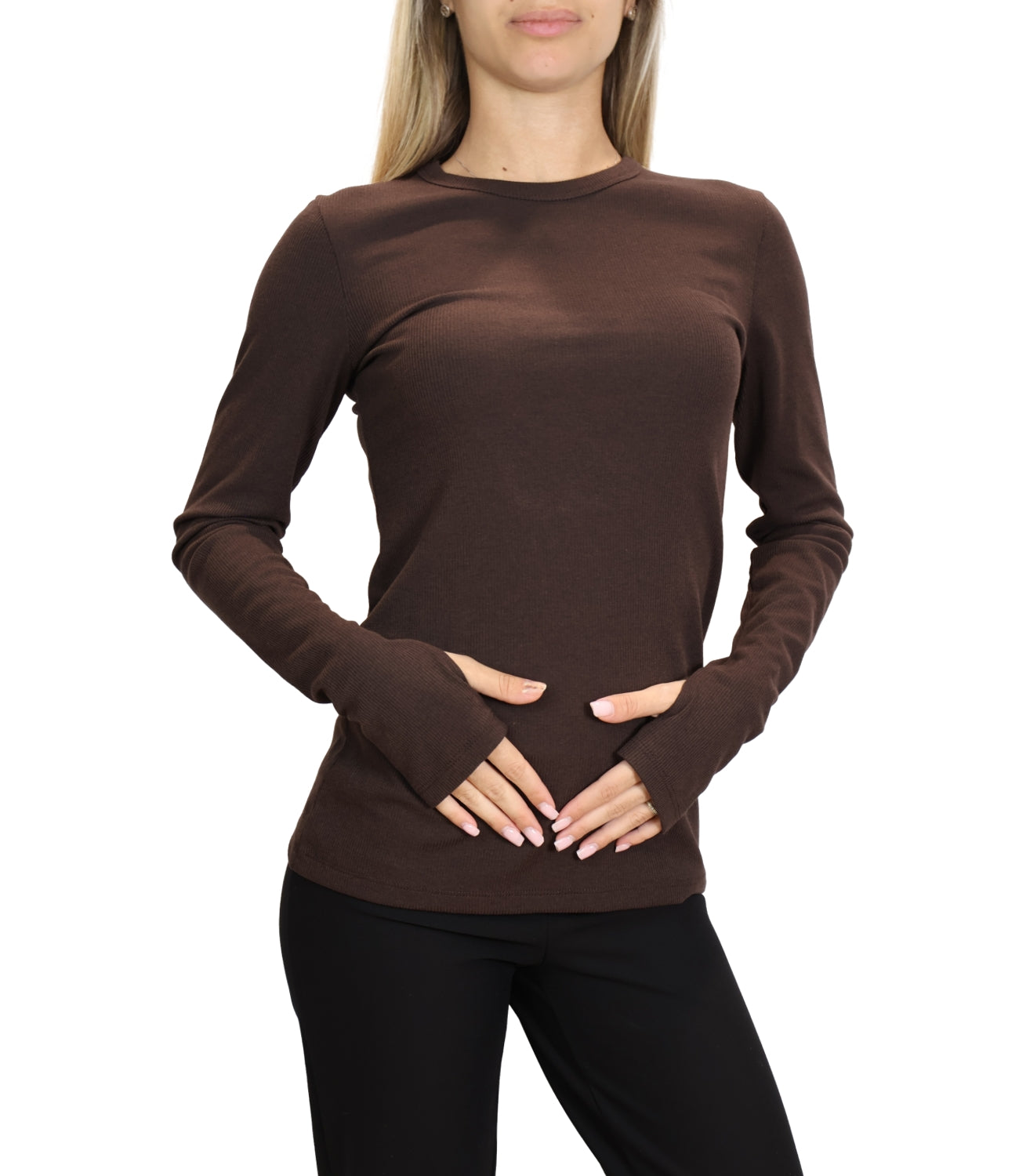 T-Shirt Vicolo UAC0064 Donna - Acu Fondente 69 U